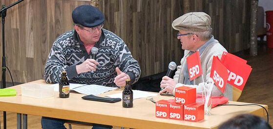 Die &quot;Legendären Rentner&quot; Siggi Adami und Reiner Gebhardt (c) Foto Wiesentbote