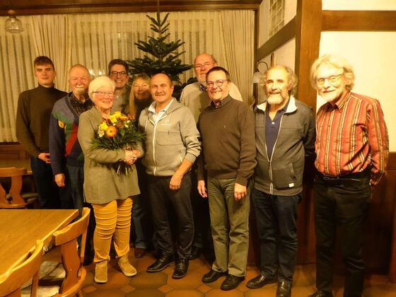 OV Poxdorf: Gruppenfoto von der Jahreshauptversammlung